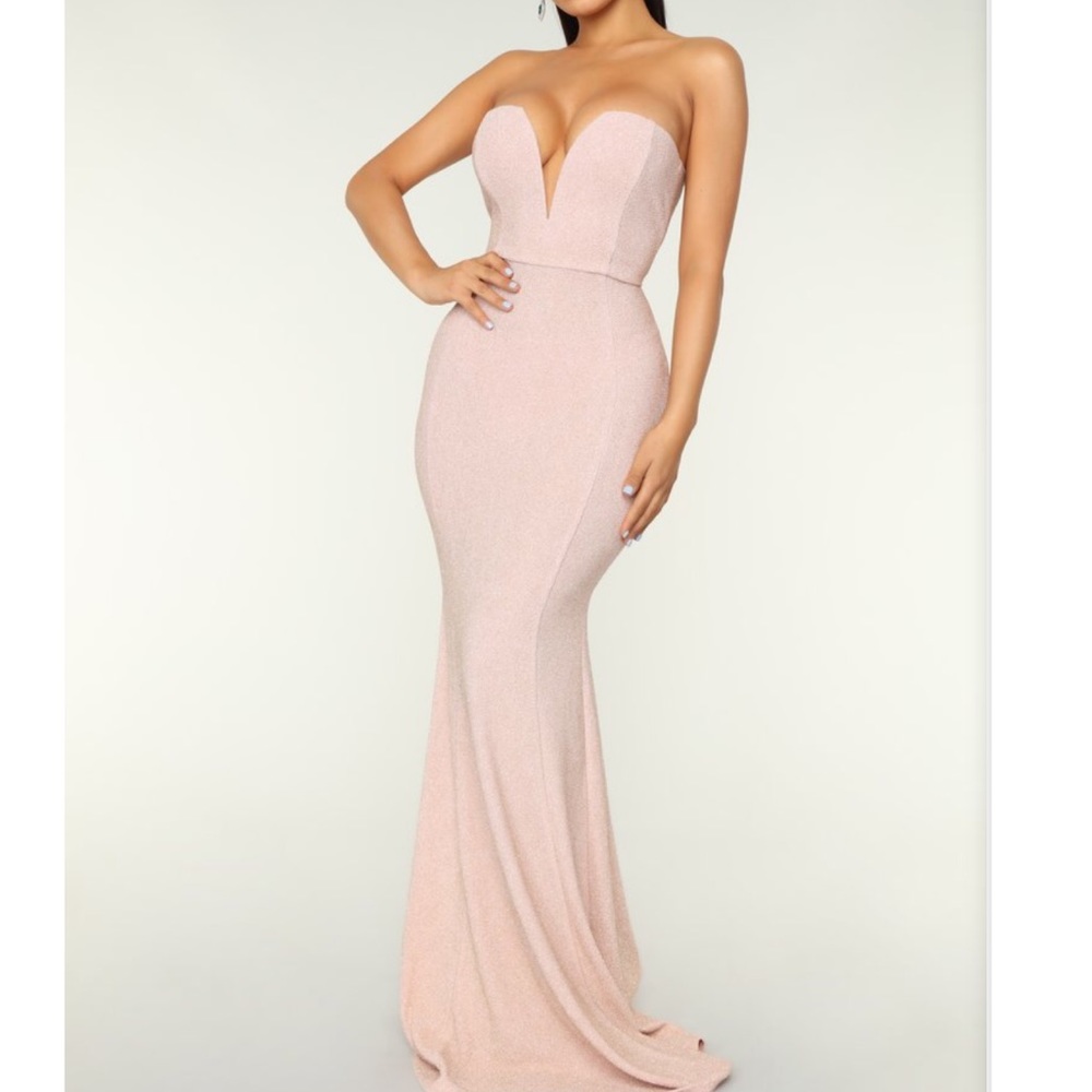 Pink Glitter Sweet Heart Dress